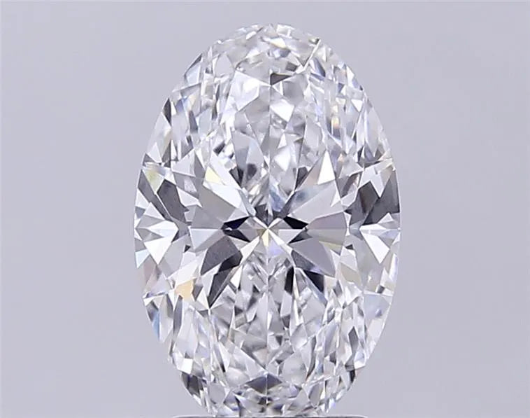 2.96ct Oval Lab Grown Diamond (Colour E, Clarity VVS2, IGI Certified)