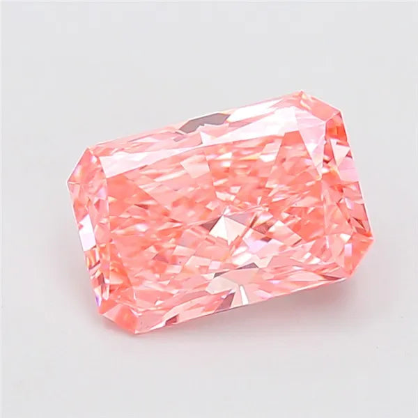 2.96ct Radiant Lab Grown Diamond (Colour Fancy Vivid Pink, Clarity VS1, IGI Certified)
