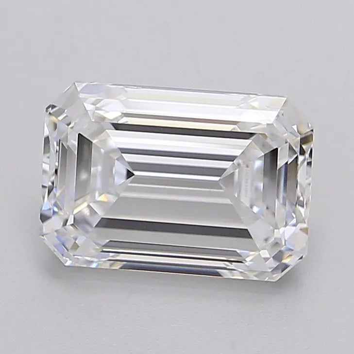 2.97ct Emerald Lab Grown Diamond (Colour E, Clarity VVS2, IGI Certified)