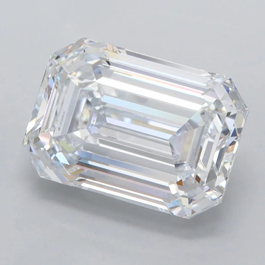 2.98ct Emerald Lab Grown Diamond (Colour D, Clarity FL, IGI Certified)