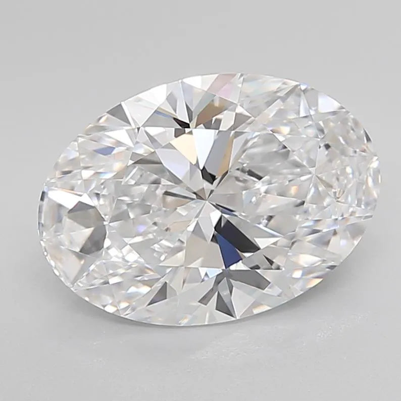2.99ct Oval Lab Grown Diamond (Colour D, Clarity FL, Cut ID, GCAL Certified)