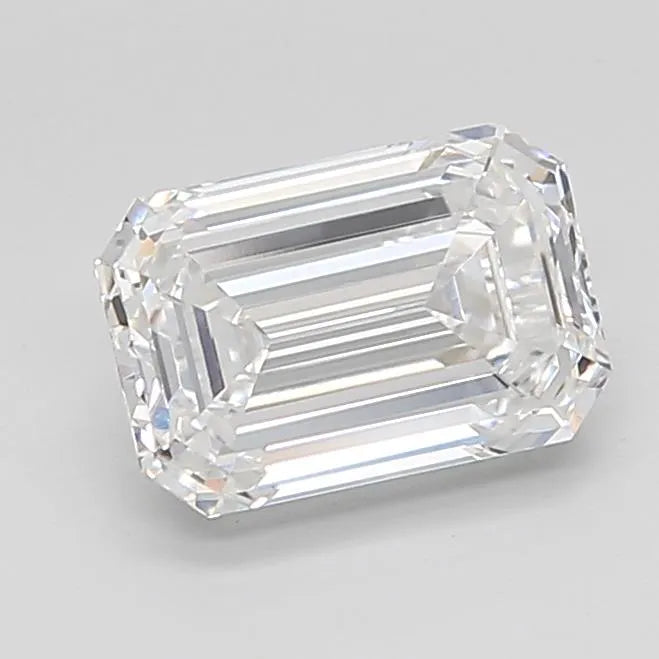 2.82ct Emerald Lab Grown Diamond (Colour D, Clarity VVS1, IGI Certified)