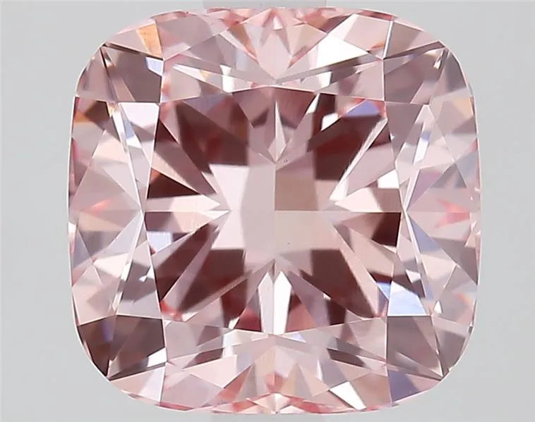 2.01ct Cushion modified Lab Grown Diamond (Colour Fancy Intense Pink, Clarity VVS2, IGI Certified)
