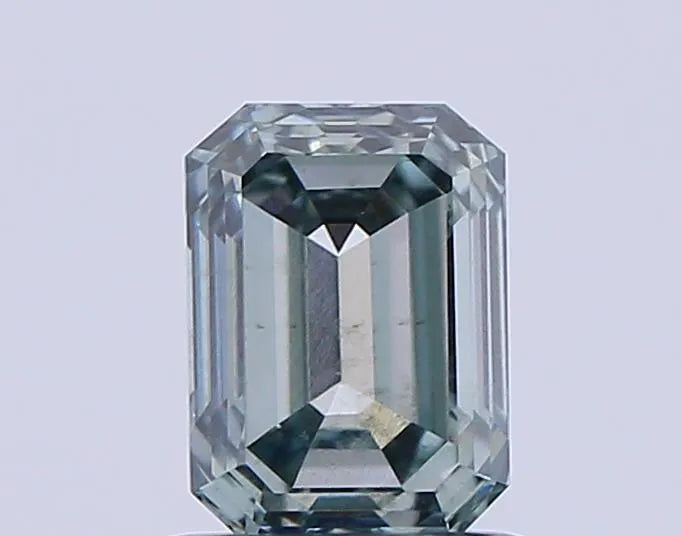 1.01ct Emerald Lab Grown Diamond (Colour Fancy Gray Green, Clarity VS2, IGI Certified)