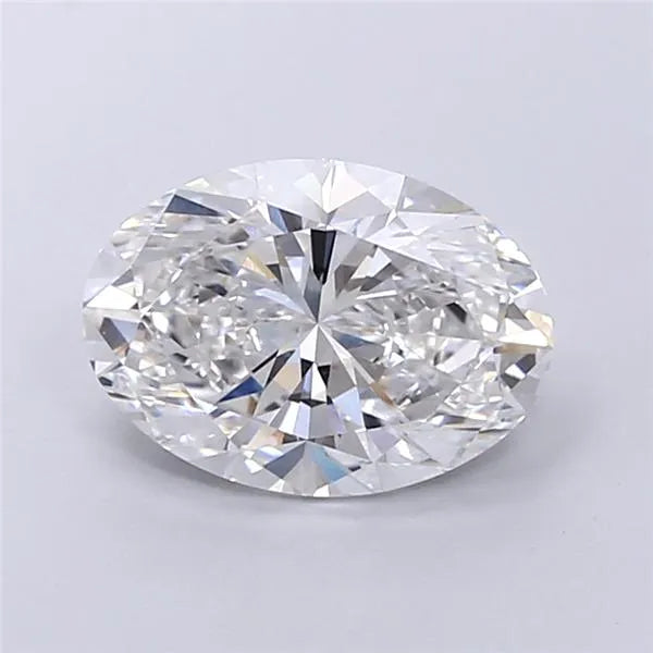 3.53ct Oval Lab Grown Diamond (Colour E, Clarity VVS2, IGI Certified)