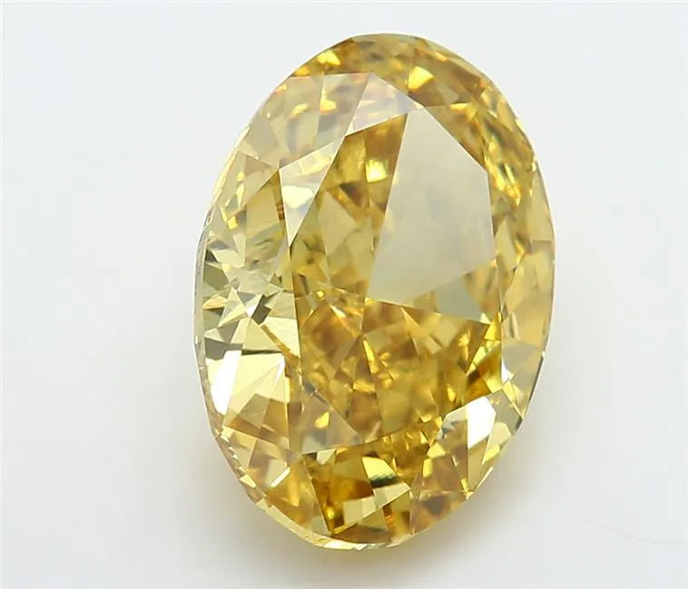 0.19ct Oval Lab Grown Diamond (Colour Fancy Light Yellow, Clarity VS1, Uncertified)
