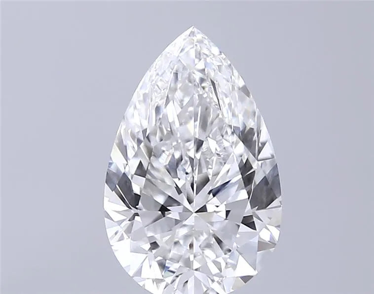 3.00ct Pear Lab Grown Diamond (Colour F, Clarity VVS2, IGI Certified)