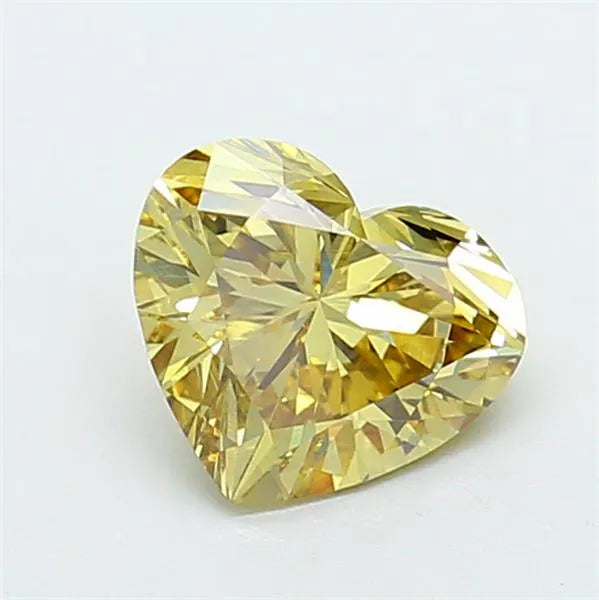 1.55ct Heart Lab Grown Diamond (Colour Fancy Yellow, Clarity VS1, IGI Certified)