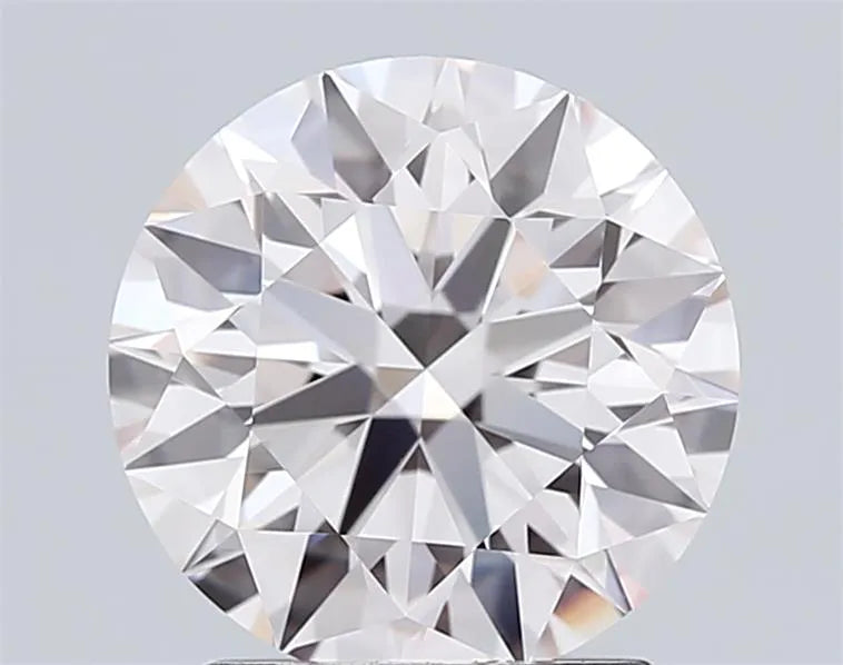 2.12ct Round Lab Grown Diamond (Colour Light Pink, Clarity VVS1, Cut EX, IGI Certified)