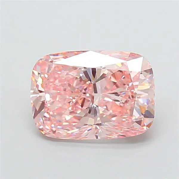3.08ct Cushion modified Lab Grown Diamond (Colour Fancy Intense Pink, Clarity VS1, IGI Certified)