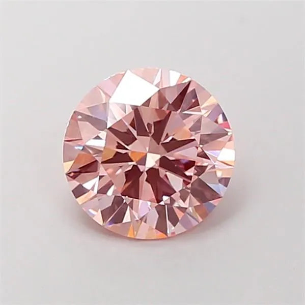 2.10ct Round Lab Grown Diamond (Colour Fancy Intense Pink, Clarity VVS2, Cut ID, IGI Certified)