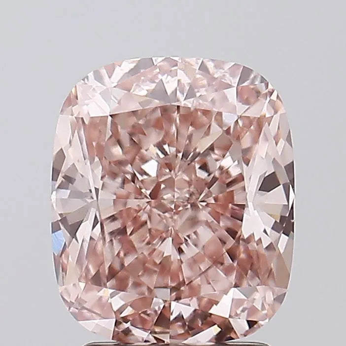 2.85ct Cushion brilliant Lab Grown Diamond (Colour Fancy Intense Pink, Clarity VS2, IGI Certified)