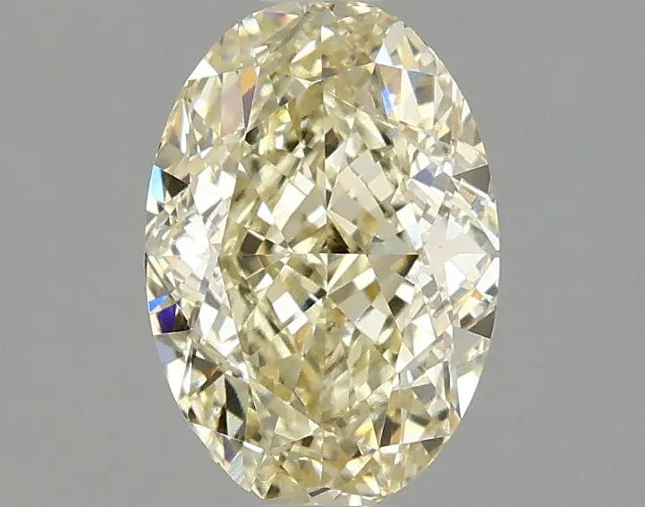 1.59ct Oval Lab Grown Diamond (Colour Fancy Yellow, Clarity VVS2, IGI Certified)