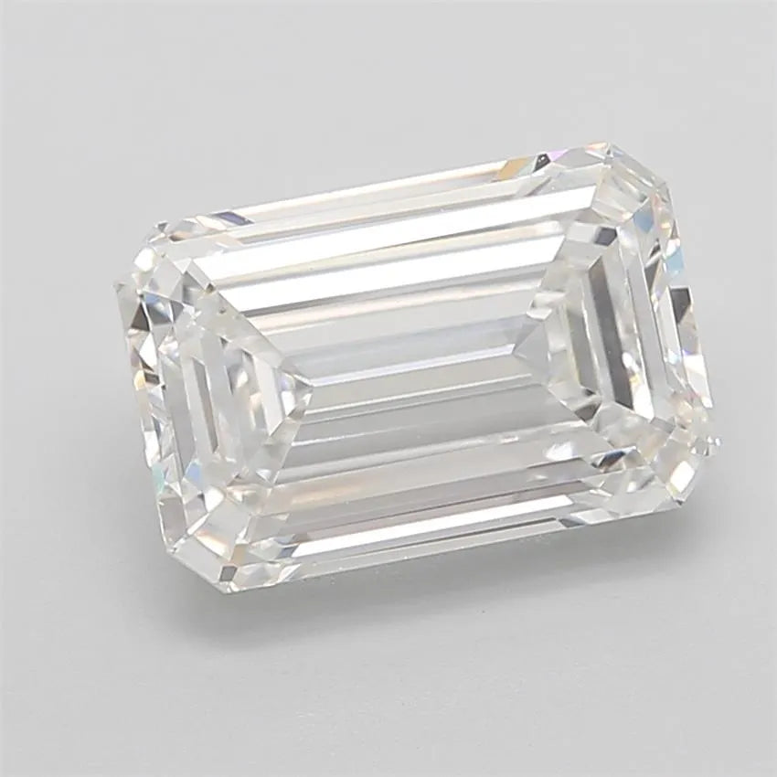 7.54ct Emerald Lab Grown Diamond (Colour F, Clarity VVS2, IGI Certified)