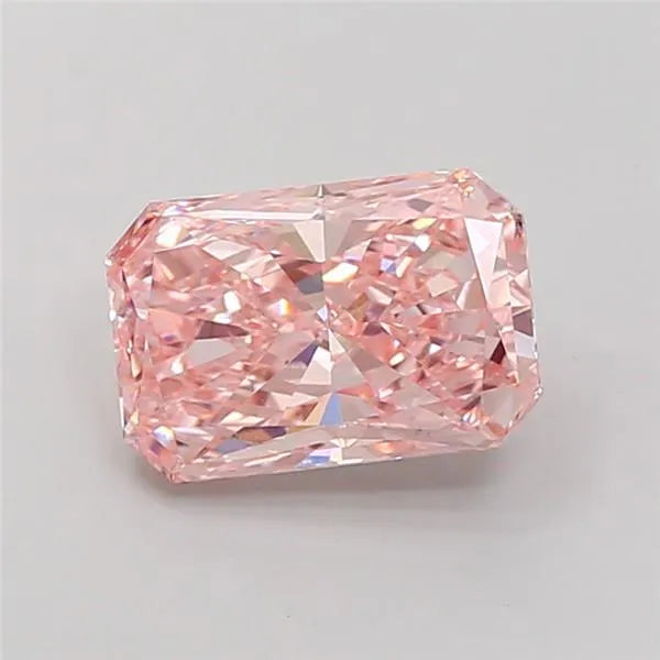 3.00ct Radiant Lab Grown Diamond (Colour Fancy Intense Pink, Clarity VS2, IGI Certified)