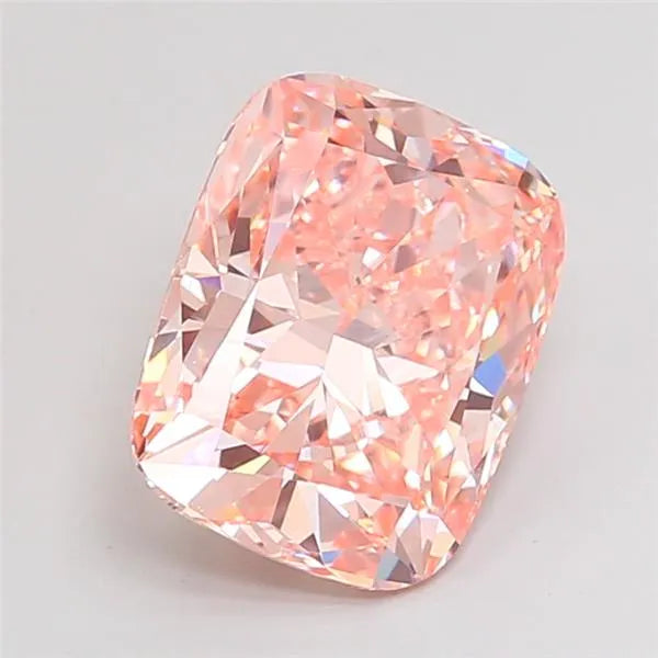 4.57ct Cushion modified Lab Grown Diamond (Colour Fancy Intense Pink, Clarity VVS2, IGI Certified)
