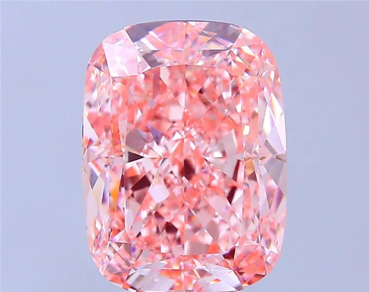 8.02ct Cushion modified Lab Grown Diamond (Colour Fancy Vivid Pink, Clarity VVS2, IGI Certified)