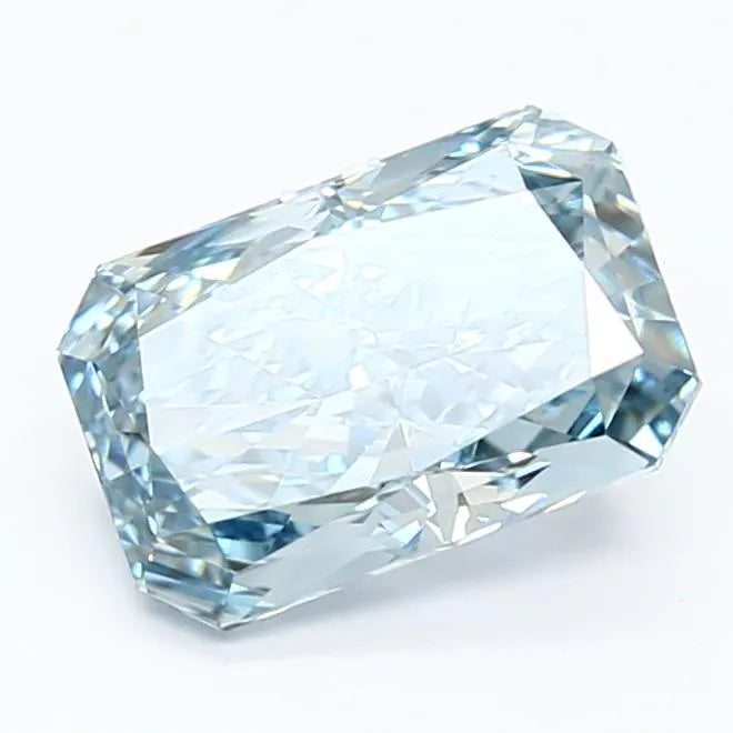 2.20ct Radiant Lab Grown Diamond (Colour Fancy Vivid Blue, Clarity VS1, IGI Certified)