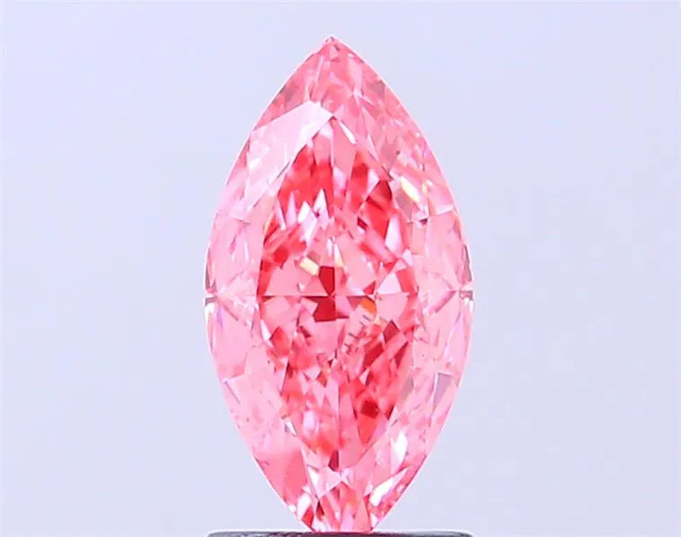 1.43ct Marquise Lab Grown Diamond (Colour Fancy Vivid Pink, Clarity VS1, IGI Certified)
