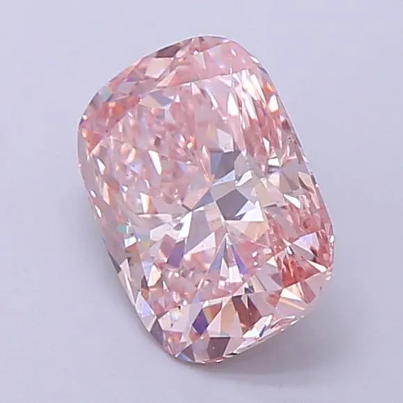 1.73ct Cushion brilliant Lab Grown Diamond (Colour Fancy Intense Pink, Clarity VS2, IGI Certified)