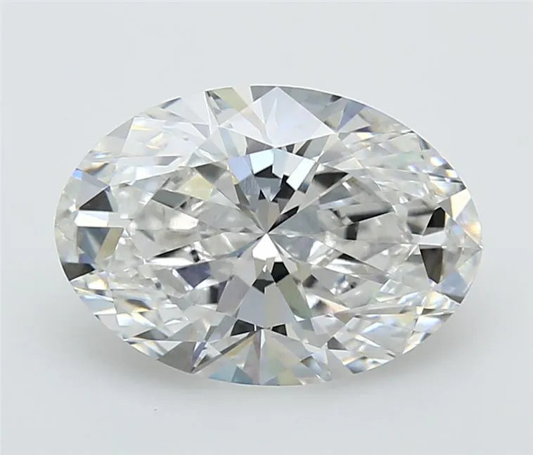 4.34ct Oval Lab Grown Diamond (Colour E, Clarity VVS2, GIA Certified)