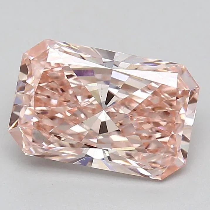 2.50ct Radiant Lab Grown Diamond (Colour Fancy Vivid Pink, Clarity VS2, Cut GD, IGI Certified)