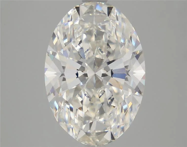 4.02ct Oval Lab Grown Diamond (Colour F, Clarity VVS2, Cut EX, IGI Certified)