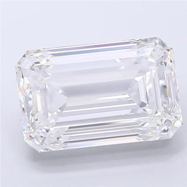 6.45ct Emerald Lab Grown Diamond (Colour E, Clarity VVS2, IGI Certified)