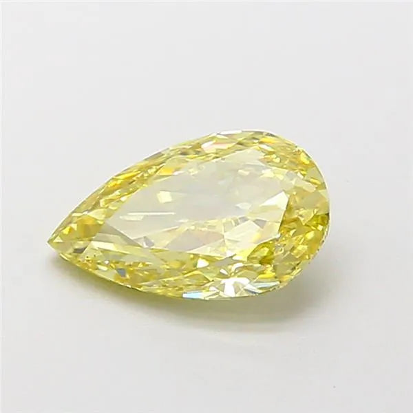 1.05ct Pear Lab Grown Diamond (Colour Fancy Yellow, Clarity VVS2, IGI Certified)