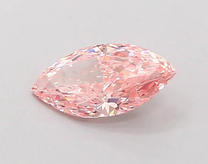 0.77ct Marquise Lab Grown Diamond (Colour Fancy Intense Pink, Clarity VVS2, IGI Certified)