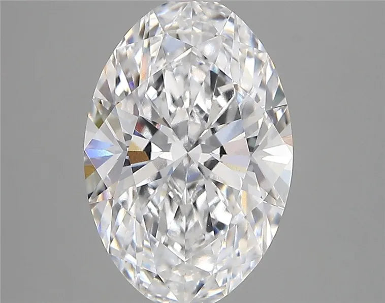3.00ct Oval Lab Grown Diamond (Colour D, Clarity VVS2, IGI Certified)