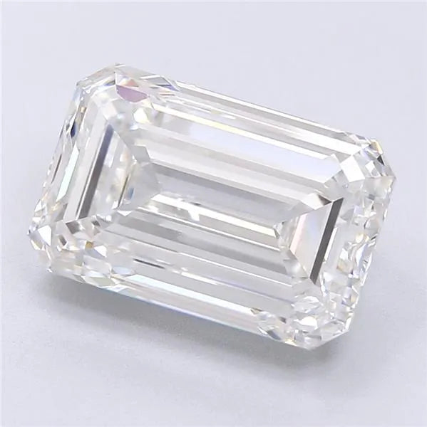6.00ct Emerald Lab Grown Diamond (Colour F, Clarity VVS2, IGI Certified)
