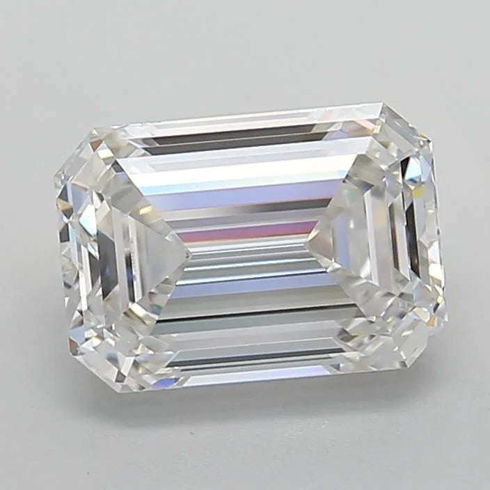 3.02ct Emerald Lab Grown Diamond (Colour F, Clarity IF, IGI Certified)