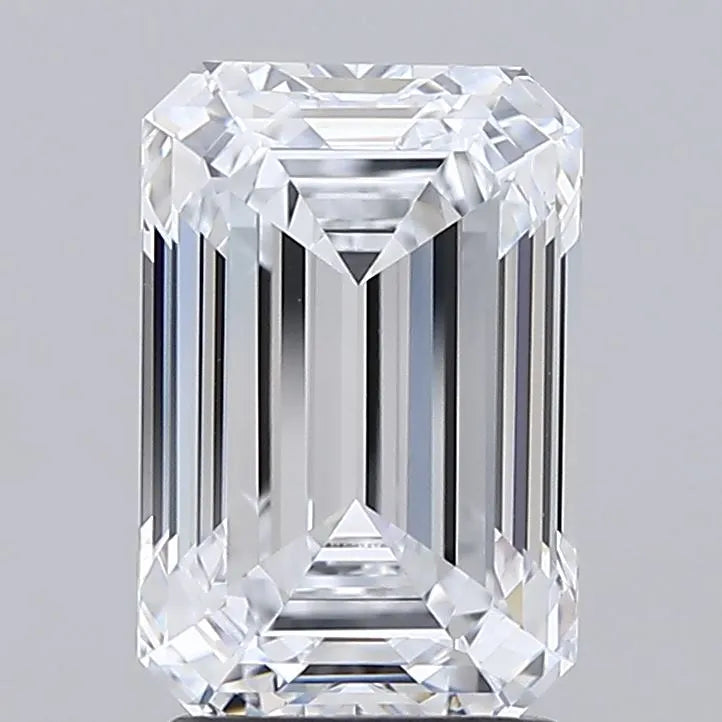 2.70ct Emerald Lab Grown Diamond (Colour E, Clarity IF, IGI Certified)
