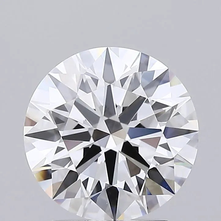 2.00ct Round Lab Grown Diamond (Colour D, Clarity IF, Cut ID, IGI Certified)