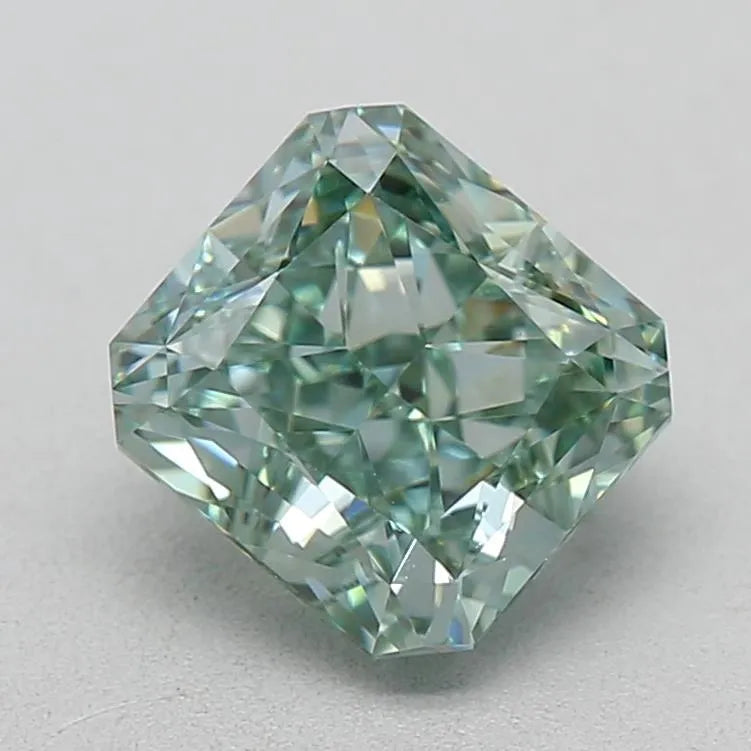 1.00ct Radiant Lab Grown Diamond (Colour Fancy Intense Green, Clarity IF, IGI Certified)