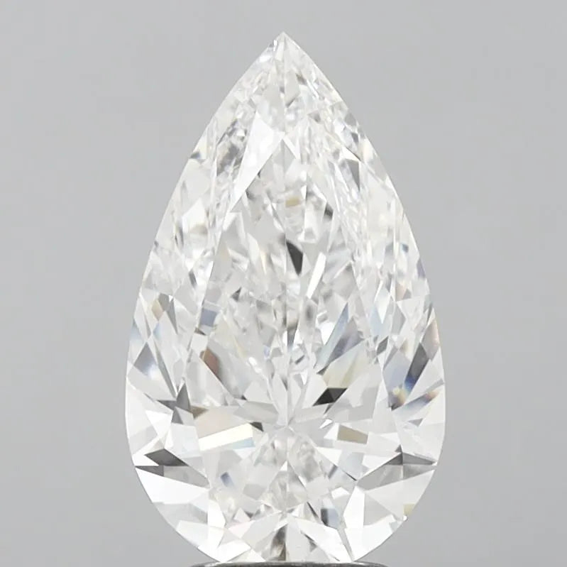 3.51ct Pear Lab Grown Diamond (Colour F, Clarity VVS2, IGI Certified)