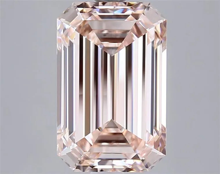 3.08ct Emerald Lab Grown Diamond (Colour Fancy Pink, Clarity VVS1, IGI Certified)