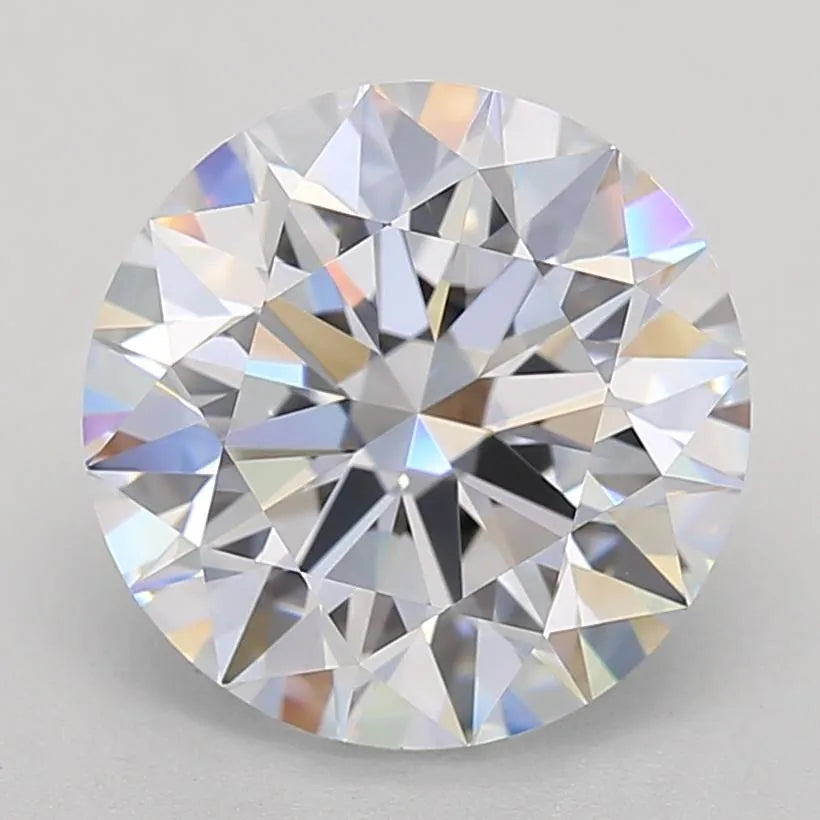 3.02ct Round Lab Grown Diamond (Colour E, Clarity IF, Cut ID, IGI Certified)