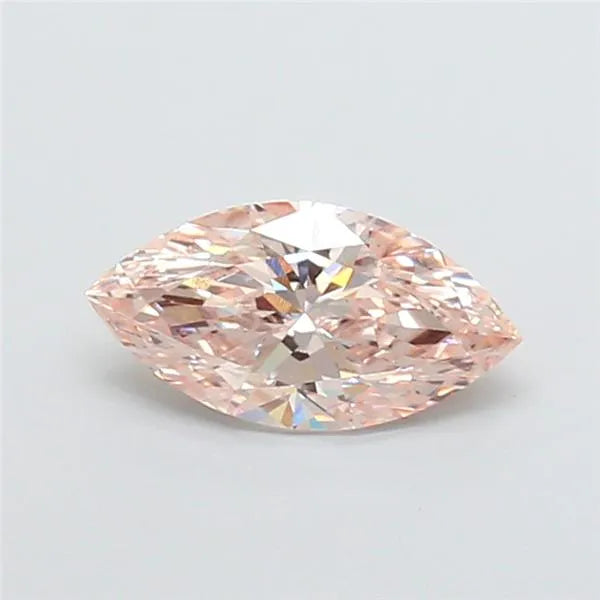 1.52ct Marquise Lab Grown Diamond (Colour Very Light Pinkish Brown, Clarity VS1, IGI Certified)