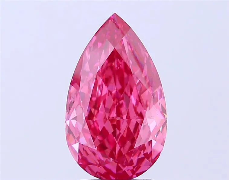 3.01ct Pear Lab Grown Diamond (Colour Red, Clarity VS2, Uncertified)
