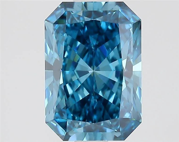 1.56ct Radiant Lab Grown Diamond (Colour Fancy Vivid Blue, Clarity VS1, IGI Certified)