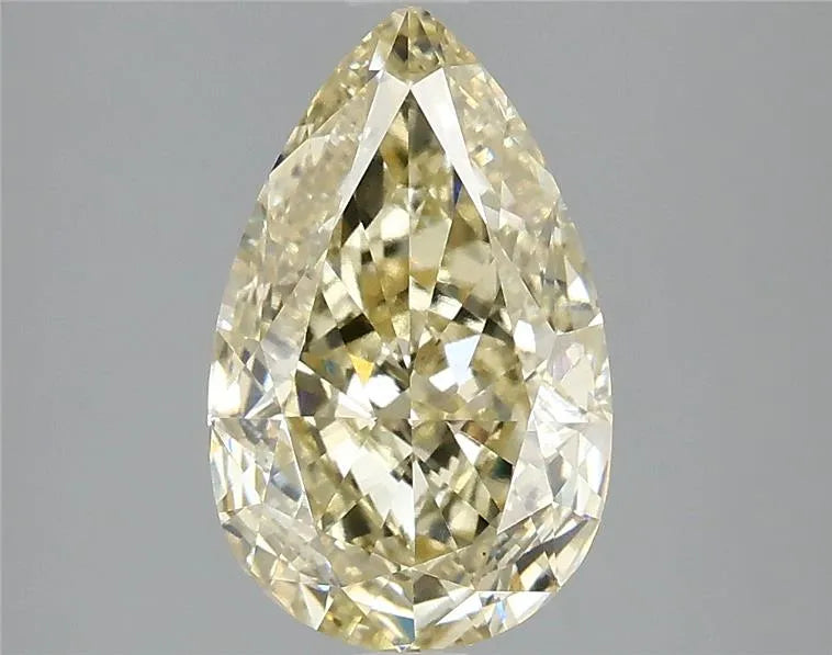 3.00ct Pear Lab Grown Diamond (Colour Fancy Yellow, Clarity VS1, IGI Certified)