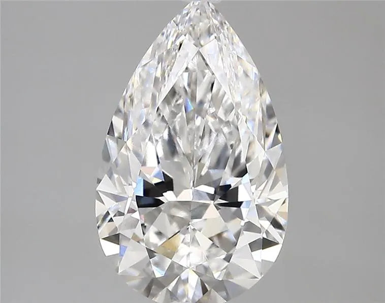 2.85ct Pear Lab Grown Diamond (Colour D, Clarity VVS2, IGI Certified)