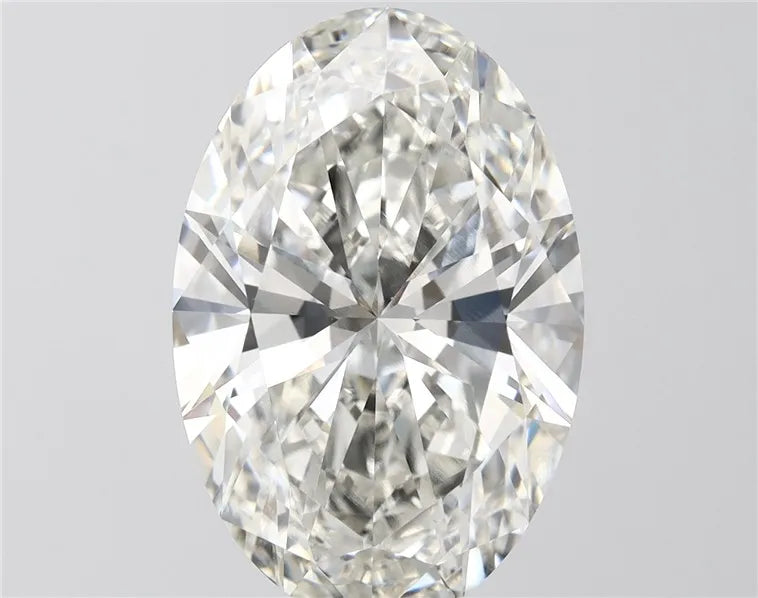 9.63ct Oval Lab Grown Diamond (Colour G, Clarity VVS2, IGI Certified)
