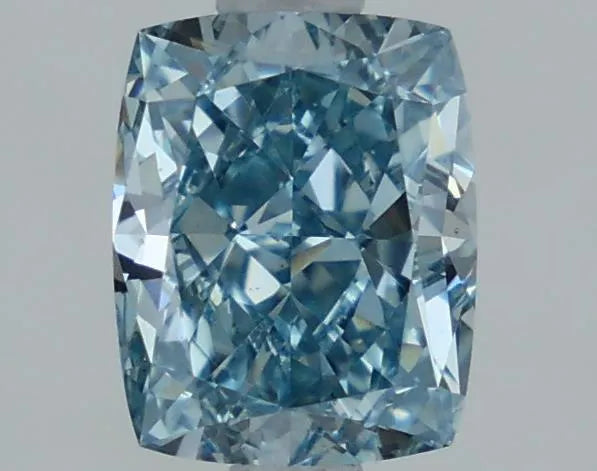 1.51ct Cushion modified Lab Grown Diamond (Colour Fancy Vivid Blue, Clarity VS1, IGI Certified)