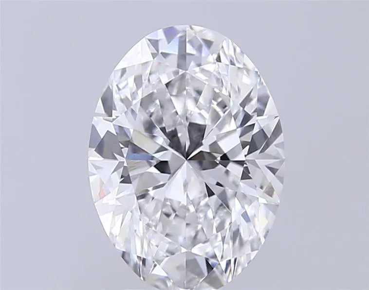 2.91ct Oval Lab Grown Diamond (Colour E, Clarity VVS2, IGI Certified)
