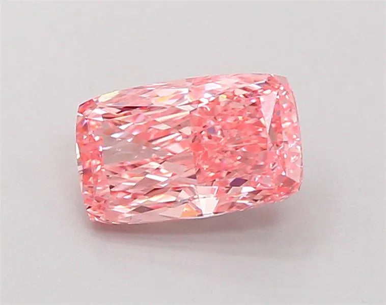 1.23ct Cushion modified Lab Grown Diamond (Colour Fancy Vivid Pink, Clarity VS1, IGI Certified)
