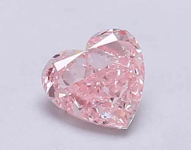 0.75ct Heart Lab Grown Diamond (Colour Fancy Intense Pink, Clarity VS1, IGI Certified)