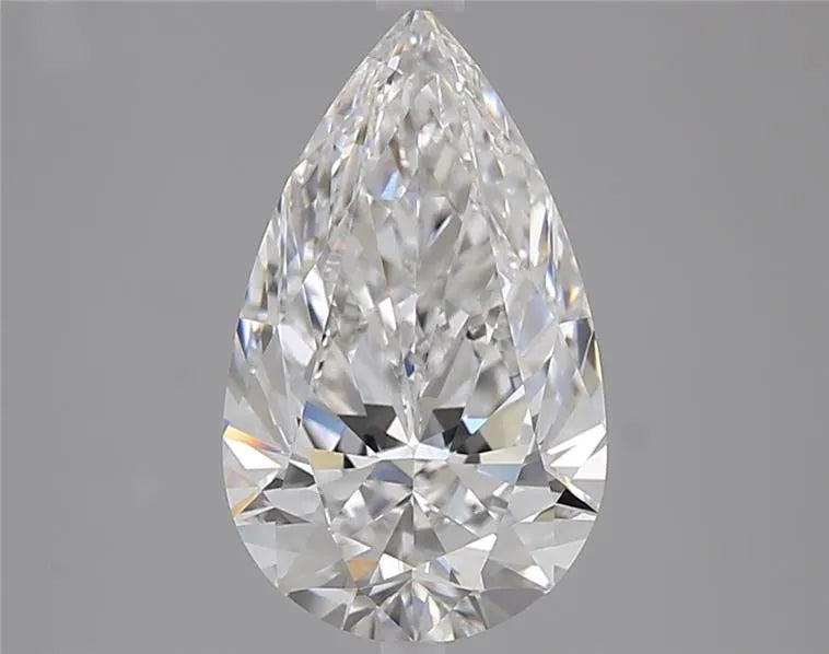 3.12ct Pear Lab Grown Diamond (Colour E, Clarity VVS1, IGI Certified)